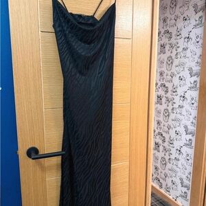 Miss Selfridge Black Strapless Dress